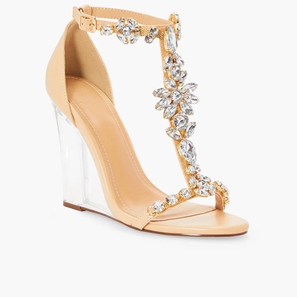 Shoe Dazzle Shoes - Shoe Dazzle Constance Wedge Sandal Size 7 NWT